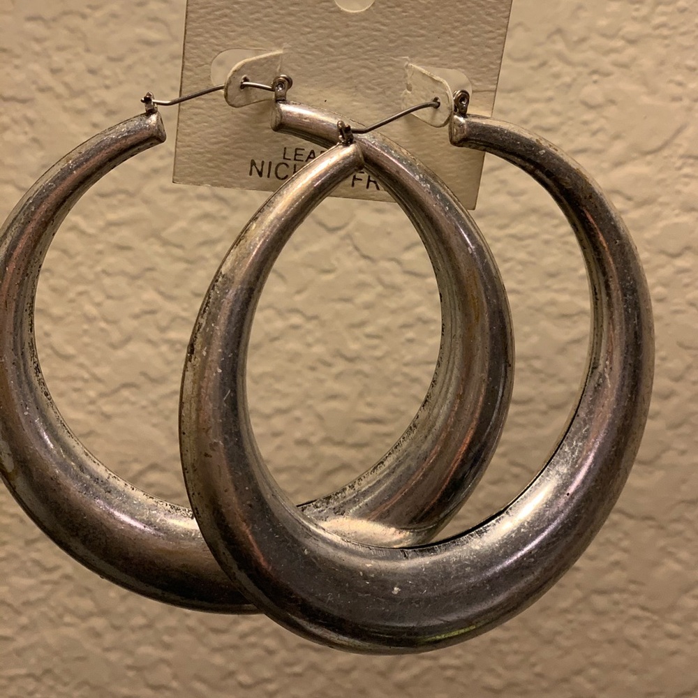 Large Hoop earrings - Picture 2 of 5